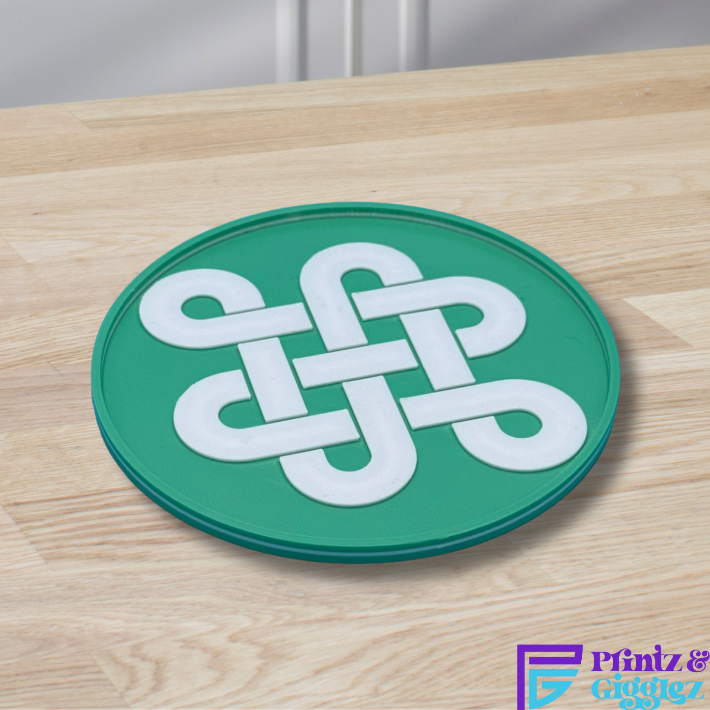 Coasters - 6 Custom Drink Coasters with Holder, 3D Printed Home Decor for Housewarming and Wedding Gifts for Her and Him