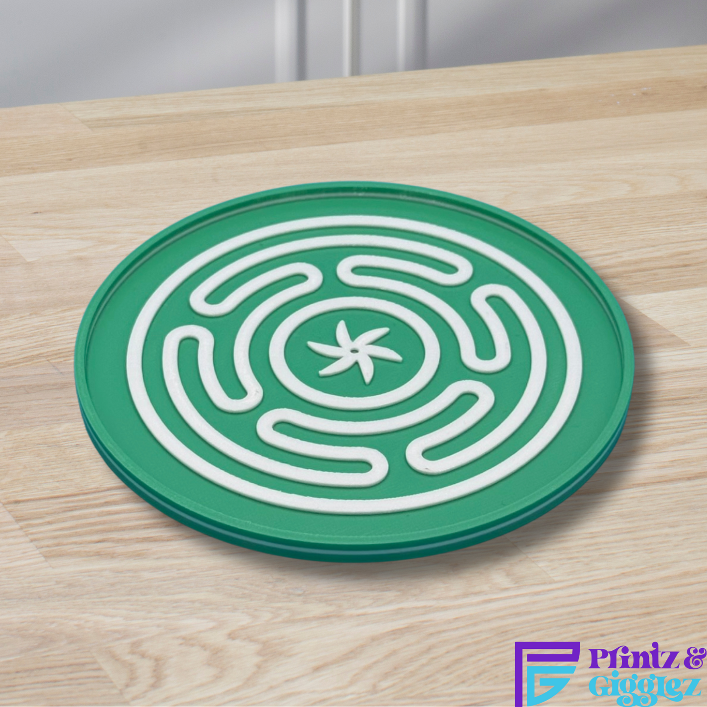 Coasters - 6 Custom Drink Coasters with Holder, 3D Printed Home Decor for Housewarming and Wedding Gifts for Her and Him